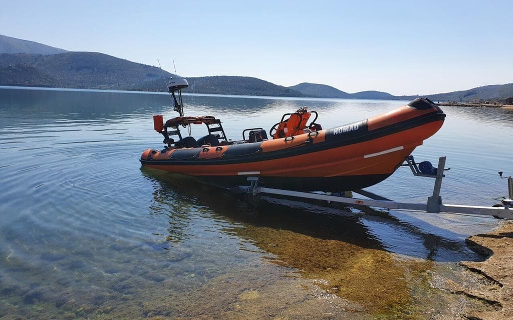 Launching of Nomad boat